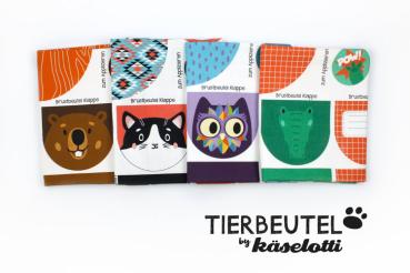 Preview: Tierbeutel Eule by Käselotti Panel ca. 80cm 